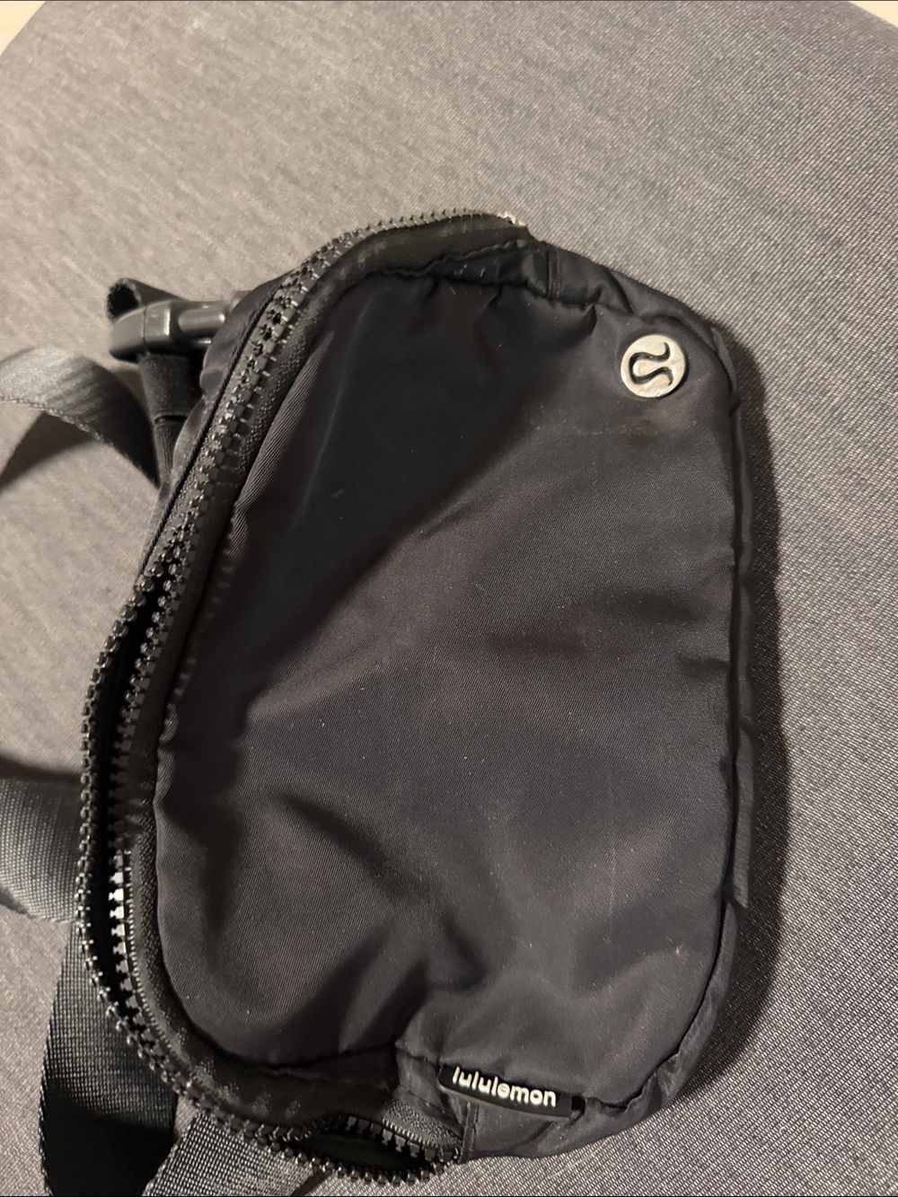 lululemon athletica Black Nylon Belt Bag